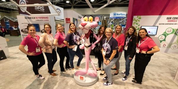 Owens Corning marketing staff at IRE