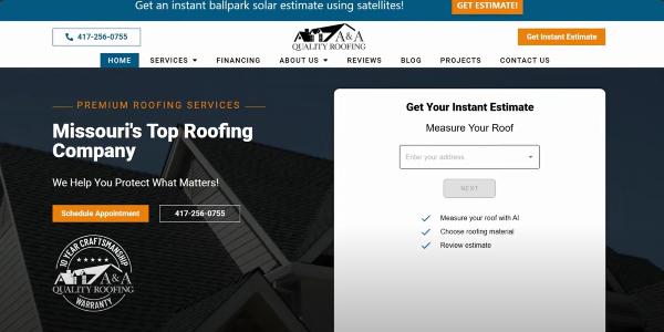 Instant roofer Turn more of your website traffic into leads