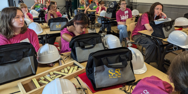 S-5! sponsors the Let’s Build Construction Camp for Girls