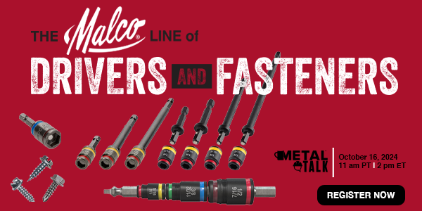 Malco Tools - SM Size - Oct MetalTalk Register