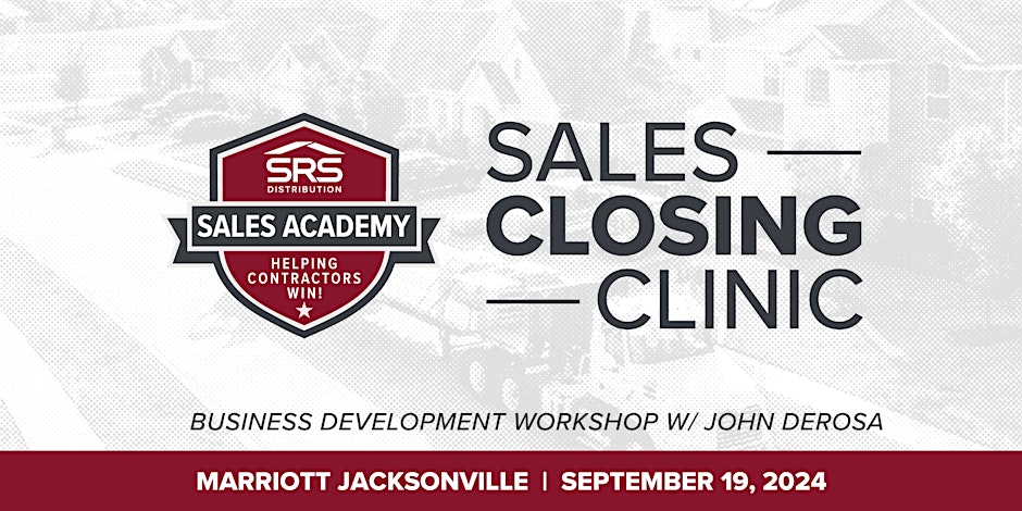 Sales Closing Clinic With John DeRosa - Florida