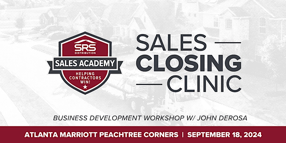 Sales Closing Clinic With John DeRosa - Georgia