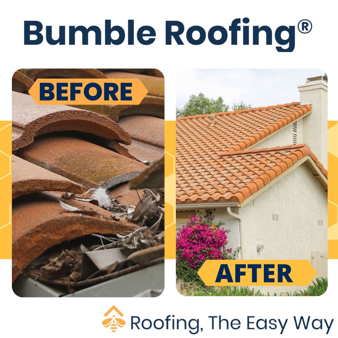 Bumble Roofing - Before and After 1