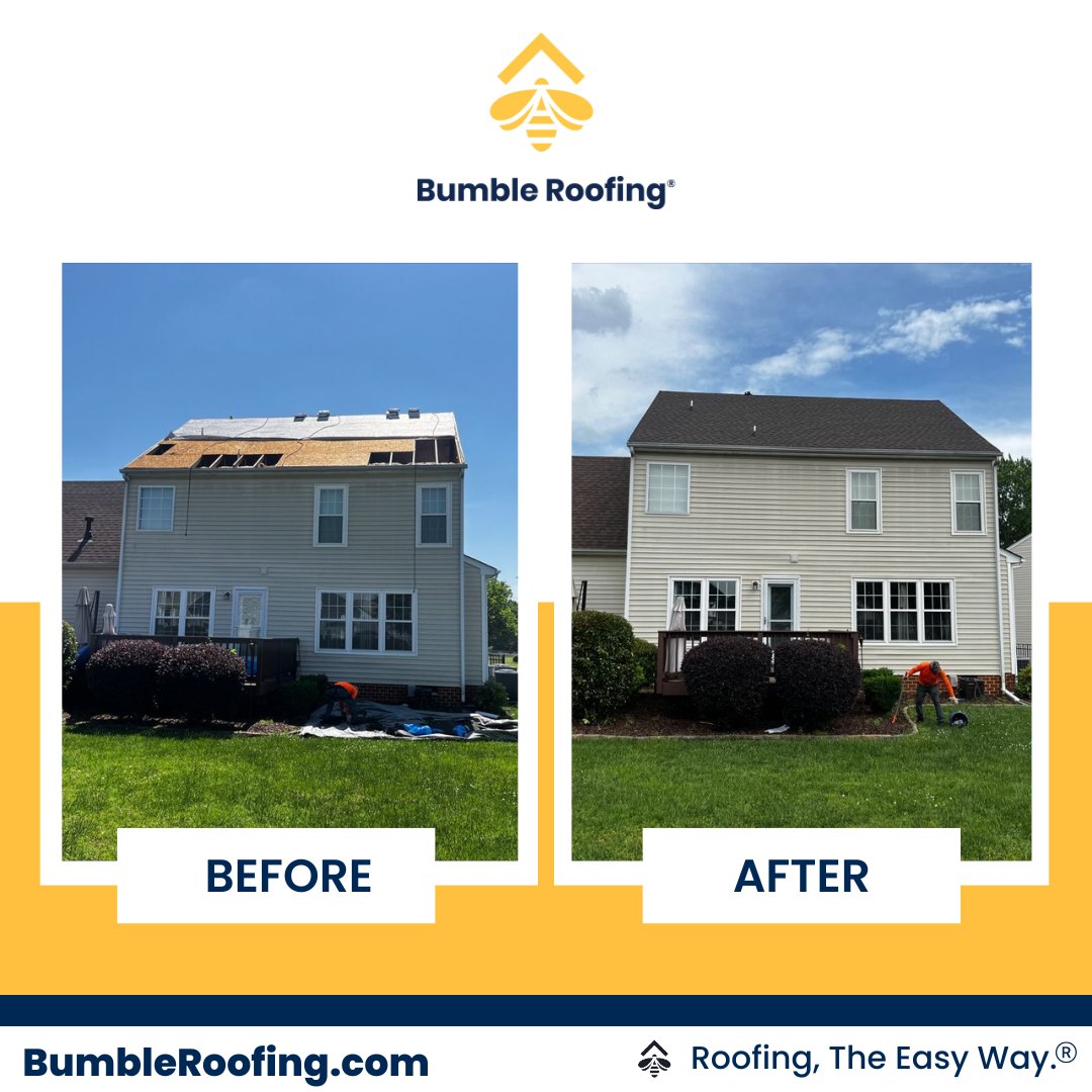 Bumble Roofing - Before and After 4