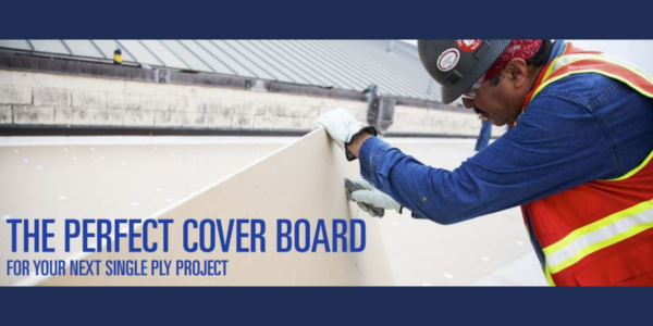 Johns manville This cover board offers unmatched strength without the extra weight