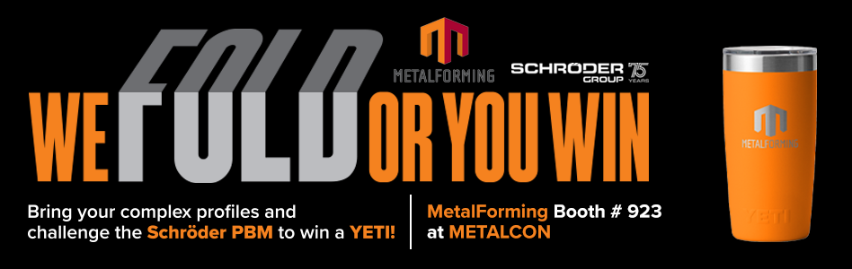 MetalForming - Billboard Ad - METALCON Yeti Giveaway