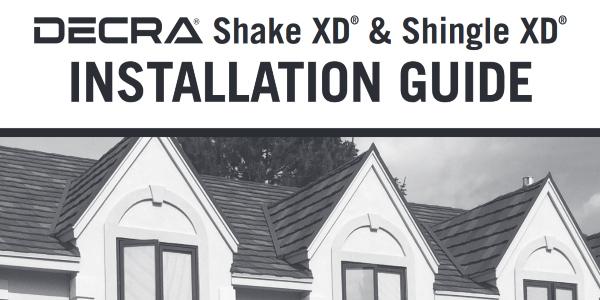 DECRA - Shake & Shingle Installation Guide