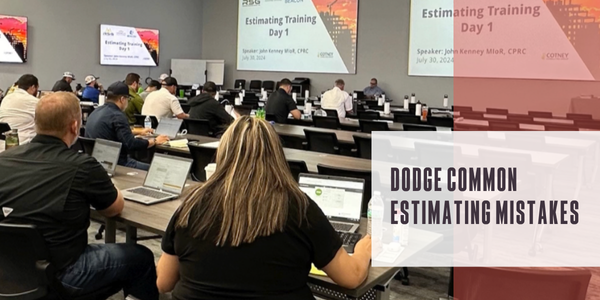 Dodge common estimating mistakes